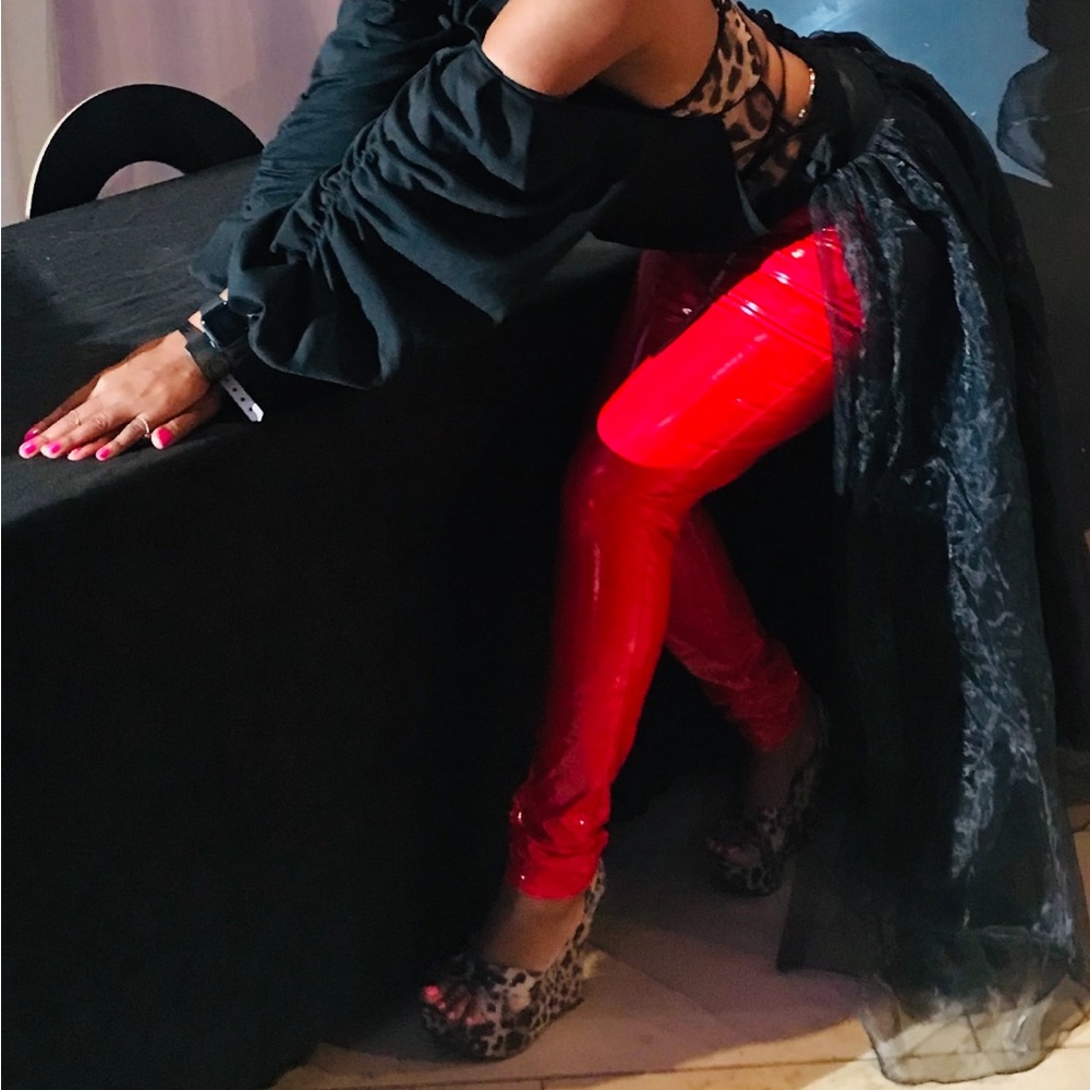 Red pants